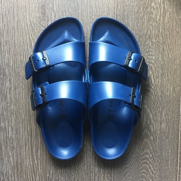 Birkenstock Shoes - Blue Arizona Birkenstock Sandals